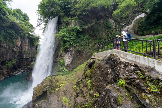 白山手取川ジオパーク　綿ヶ滝