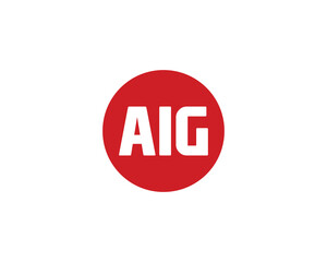 AIG Logo design vector template