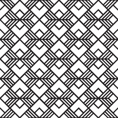 Mesh repeating texture Linear grid pattern with chaotic shapes. Stylish geometric lattice modern vector design