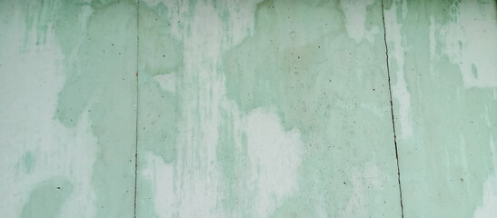 The texture of the old blue paint cement wall