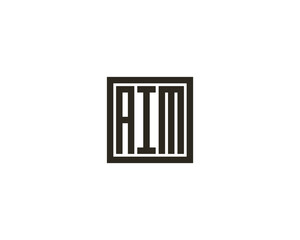 Obraz premium AIM logo design vector template
