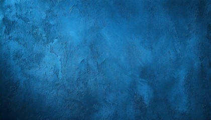 dark blue background grunge blue background with copy space texture of decorative plaster on a concrete wall a long banner with a blue texture of rough grained surface - obrazy, fototapety, plakaty