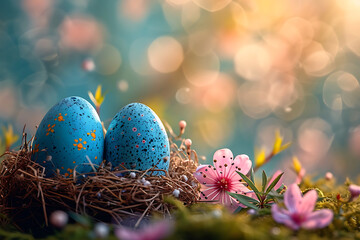 Fototapeta na wymiar colorful Easter eggs . concept of Easter