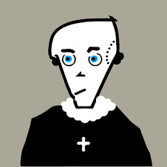 midshipman, baroque, character, persona, 18th century