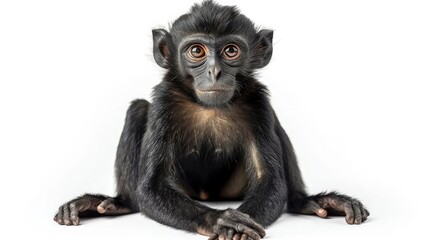 Obraz premium monkey on isolated white background.