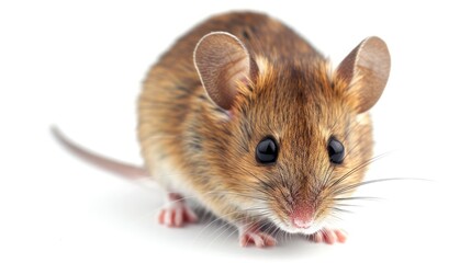 mouse on isolated white background.