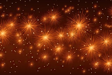 Fototapeta premium top view of firework explosion.