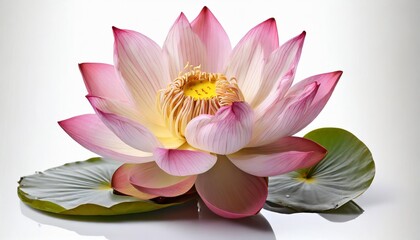 lotus flower on white background