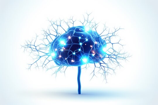 Synaptic connections, neural circuits: information processing interconnected neurons communication pathways. Dynamic network architecture, plasticity, functional connectivity mesmerizing brain realm