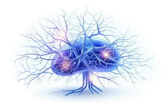 Synaptic connections, neural circuits: information processing interconnected neurons communication pathways. Dynamic network architecture, plasticity, functional connectivity mesmerizing brain realm