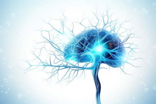 Synaptic connections, neural circuits: information processing interconnected neurons communication pathways. Dynamic network architecture, plasticity, functional connectivity mesmerizing brain realm