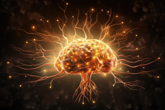 Synaptic connections, neural circuits: information processing interconnected neurons communication pathways. Dynamic network architecture, plasticity, functional connectivity mesmerizing brain realm