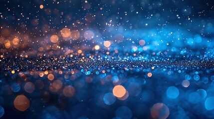 Abstract glitter lights background. de-focused : Generative AI