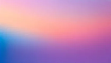 Foto op Canvas simple pastel gradient purple pink blured background for summer design © Marcelo