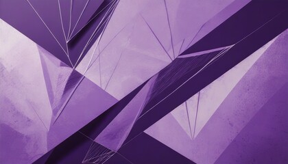 abstract purple background with modern art shapes and triangle angles and lines in abstract design pattern - obrazy, fototapety, plakaty