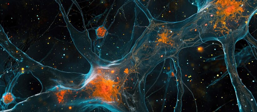 Satellite cells surround rounded soma of pseudounipolar neurons in the dorsal root ganglion.