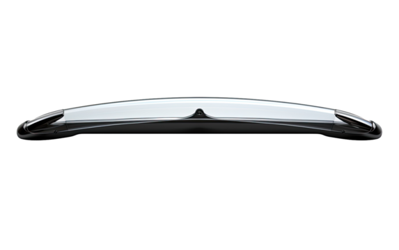 Windshield Wiper Blade, Maintaining a Clear Vision for Safe Driving on a White or Clear Surface PNG Transparent Background.