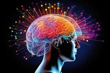 Obraz premium Realm of brain oncology gliomas, meningiomas, and astrocytomas. brain tumors, including metastatic lesions. Neurooncology, particularly in tumor resection techniques, cancer research and treatment