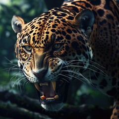 Obraz premium portrait of a leopard