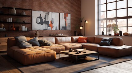 A sectional sofa for ample seating and lounging.
