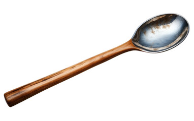 Camping Ladle with a Long Handle for Convenient Outdoor Cooking on a White or Clear Surface PNG Transparent Background.