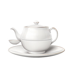 Obraz na płótnie Canvas teapot and cup