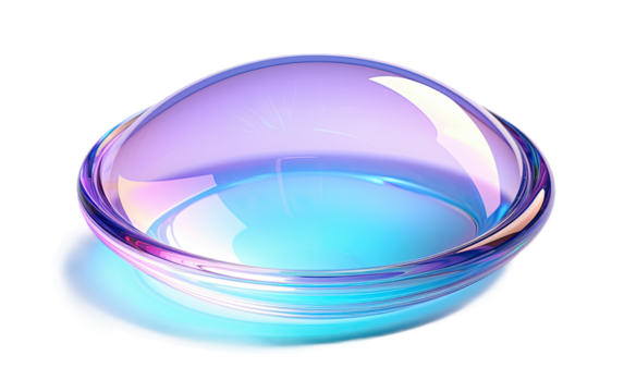 Concave Mirror, A Tool for Unraveling the Intricacies of Light Reflection on a White or Clear Surface PNG Transparent Background.