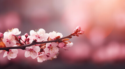 pink cherry blossom high definition photographic creative image