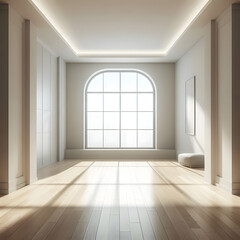 Obraz premium Empty minimalism interior room