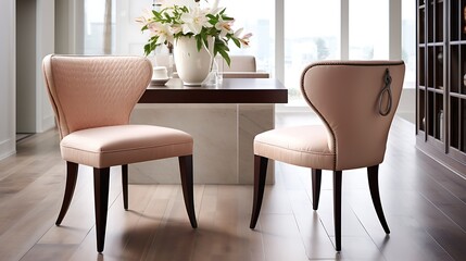 upholstered dining chairs for comfort and style.