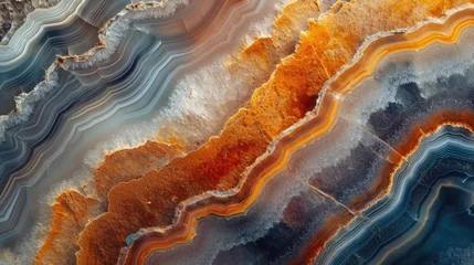 Foto op Plexiglas Kristal marble pattern texture background . Gradient surface of agate rock