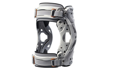 Elevating Joint Comfort with the Knee Brace Cover for Enhanced Relief on a White or Clear Surface PNG Transparent Background.