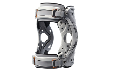 Elevating Joint Comfort with the Knee Brace Cover for Enhanced Relief on a White or Clear Surface PNG Transparent Background.