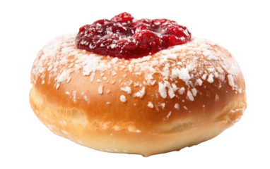 Sweet Treats with Revolutionary Jelly Kolache Bread Technology on a White or Clear Surface PNG Transparent Background.