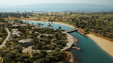 Fototapeta premium view of the river high definition photographic creative image