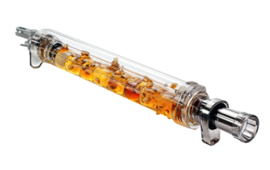 Meat Preparation with the Perfect Injector for Mouthwatering Results on a White or Clear Surface PNG Transparent Background.