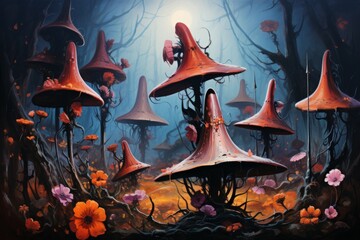 Enchanted storyteller's hats, imbued with the ability to bring tales to life - Generative AI