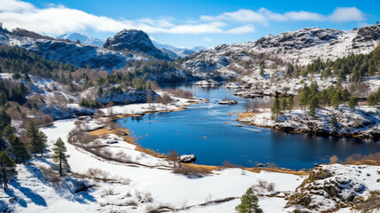 Obraz premium lake tahoe state high definition photographic creative image