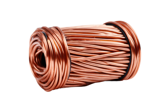 Features of a Reliable Roll for Safe and Dependable Home Wiring on a White or Clear Surface PNG Transparent Background.