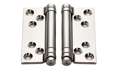 Ingenious Bus Door Hinges and Cutting Edge Engineering Brilliance on a White or Clear Surface PNG Transparent Background.