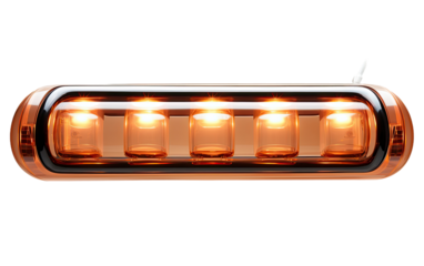 The Radiance and Design Elegance of Bus Interior Lights on a White or Clear Surface PNG Transparent Background.