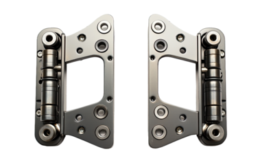 Doorway Detailed Analysis of Bus Door Hinge Mechanisms and Efficiency on a White or Clear Surface PNG Transparent Background.