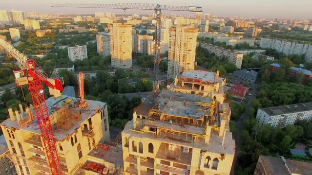 Residential complex Falcon Fort under construction 
