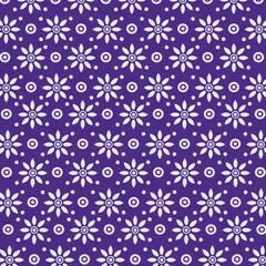 Indonesian Batik Pattern Traditional Background