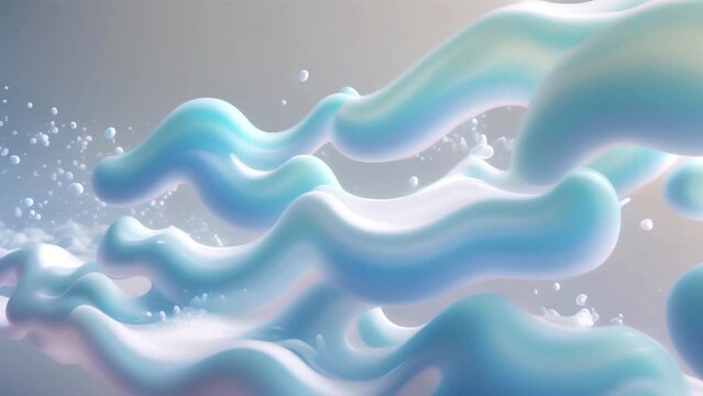light blue fluids, abstract background 