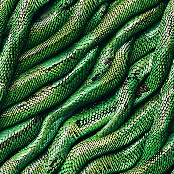 Seamless snake pattern - Seamless tile