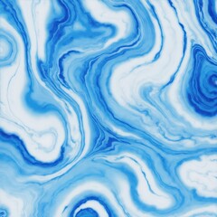 Blue and White marble pattern texture abstract background