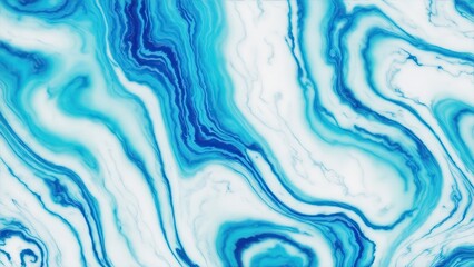 Obraz premium Blue and White marble pattern texture abstract background