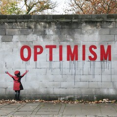 optimism, graffiti