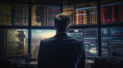 Abstract background of investment and finance.